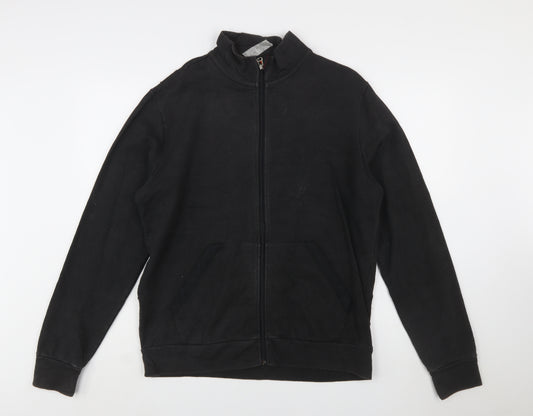 Hugo Boss Men's Black Full Zip Sweatshirt Size L