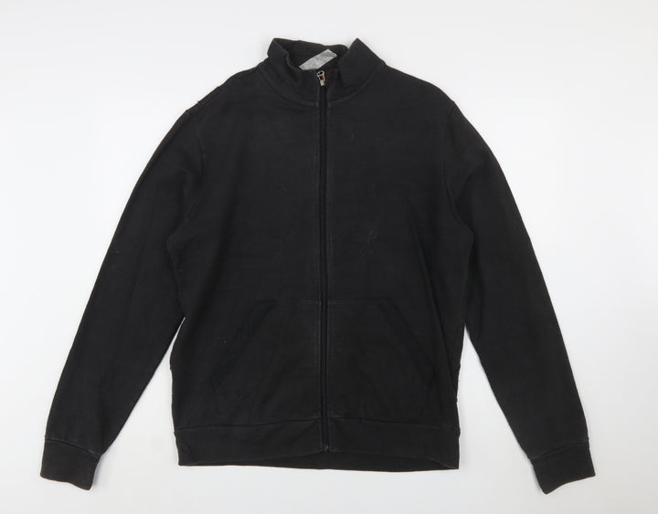 Hugo Boss Men's Black Full Zip Sweatshirt Size L