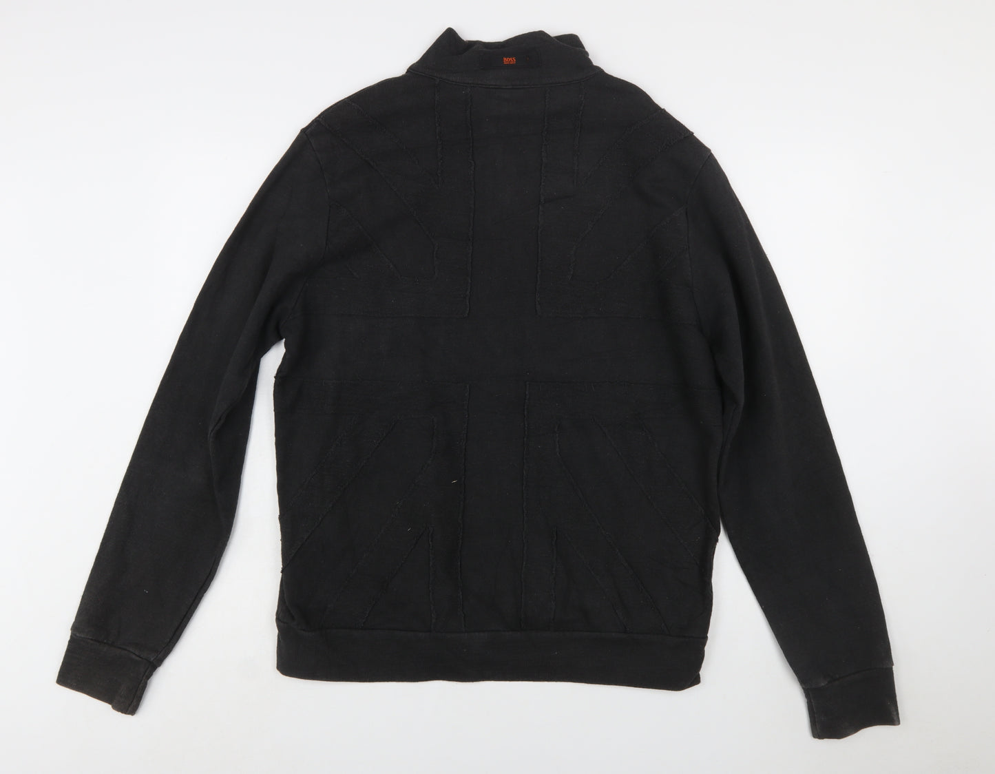 Hugo Boss Men's Black Full Zip Sweatshirt Size L
