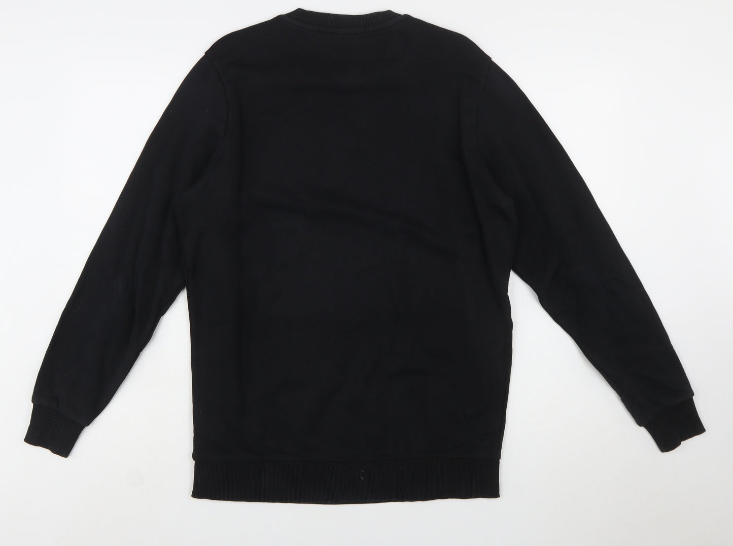 Diesel Mens Black Logo Crew Neck Sweatshirt Size S
