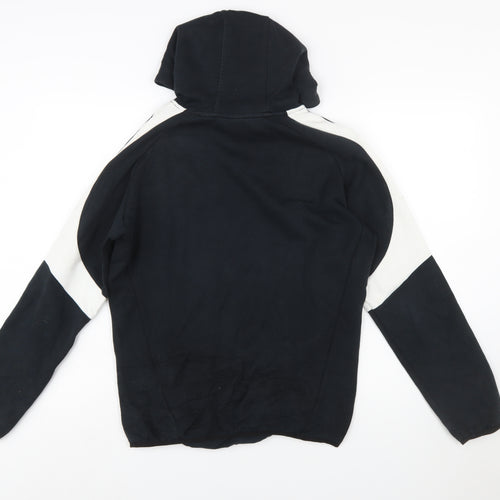 Puma Boys Black & White Pullover Hoodie 15-16 Years Size XXL Cotton Blend