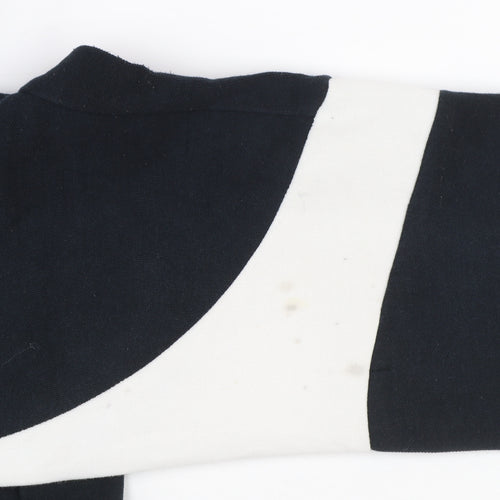 Puma Boys Black & White Pullover Hoodie 15-16 Years Size XXL Cotton Blend