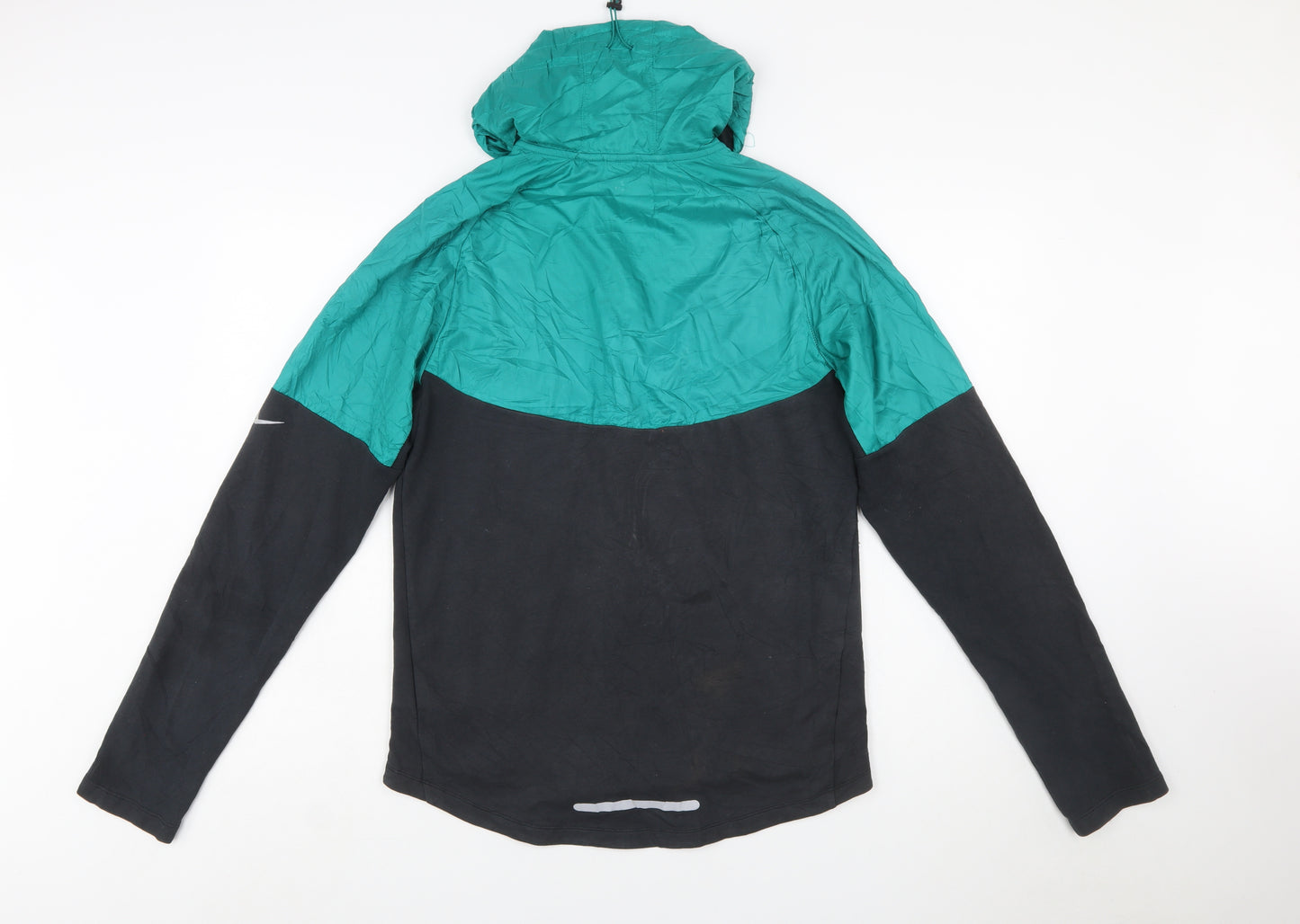 Nike Women’s Green Black Dri-Fit Windbreaker Running Jacket M