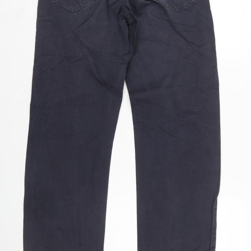 Hugo Boss Men's Blue Chino Trousers 34W 34L Regular Fit
