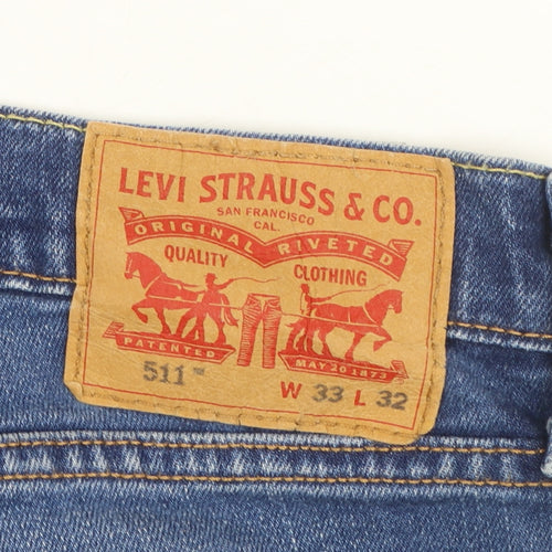 Levi's 511 Men's Blue Slim Fit Denim Jeans W33 L32
