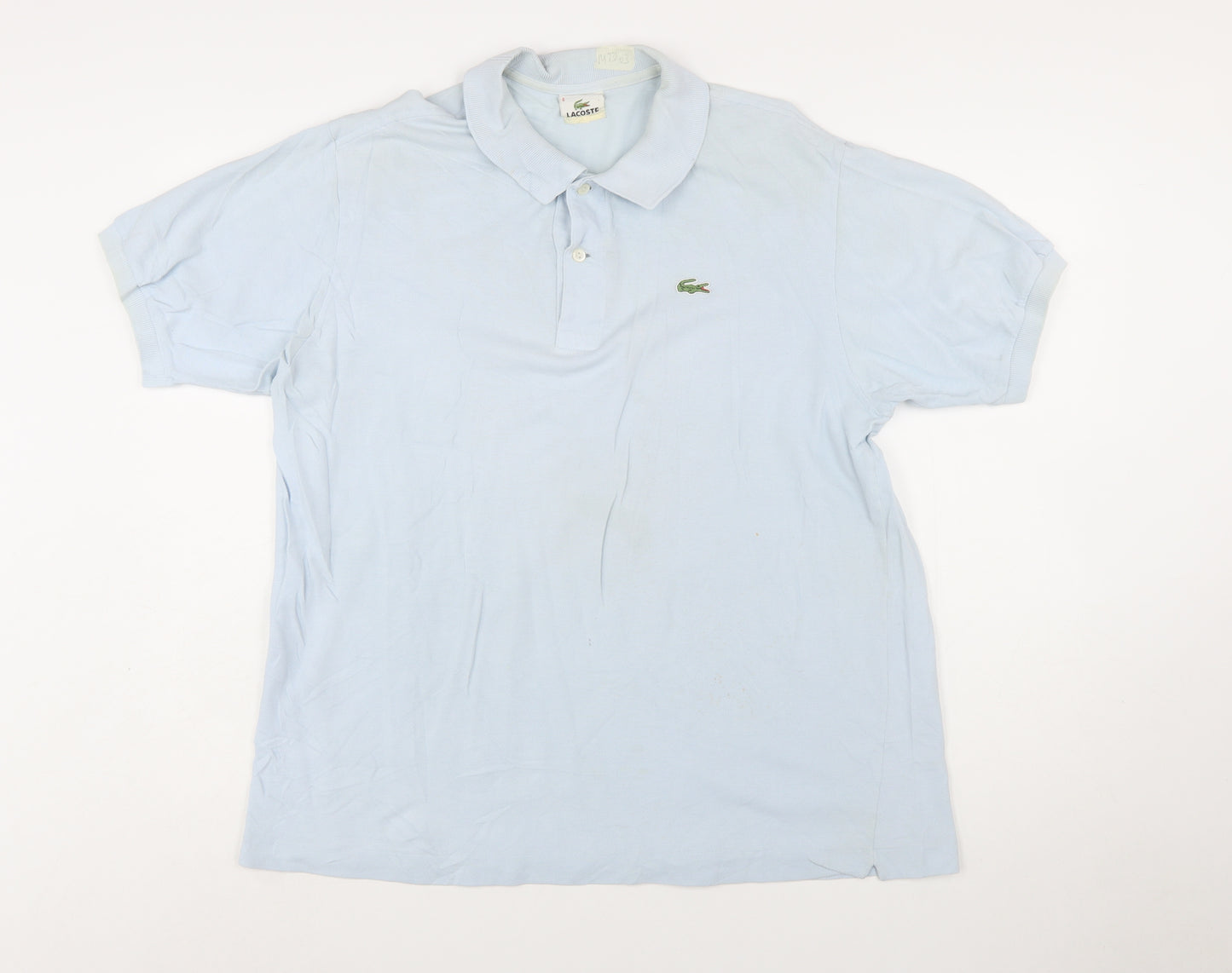 Lacoste Men’s Blue Cotton Polo Shirt Size XL Regular Fit