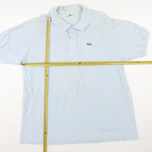 Lacoste Men’s Blue Cotton Polo Shirt Size XL Regular Fit