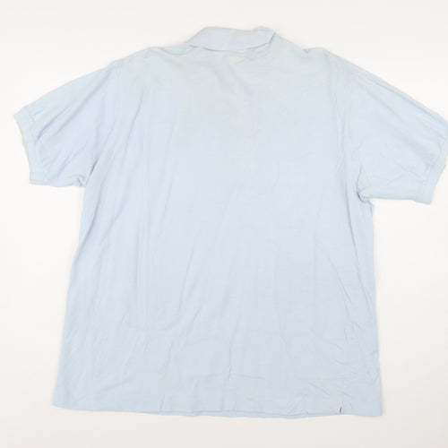 Lacoste Men’s Blue Cotton Polo Shirt Size XL Regular Fit