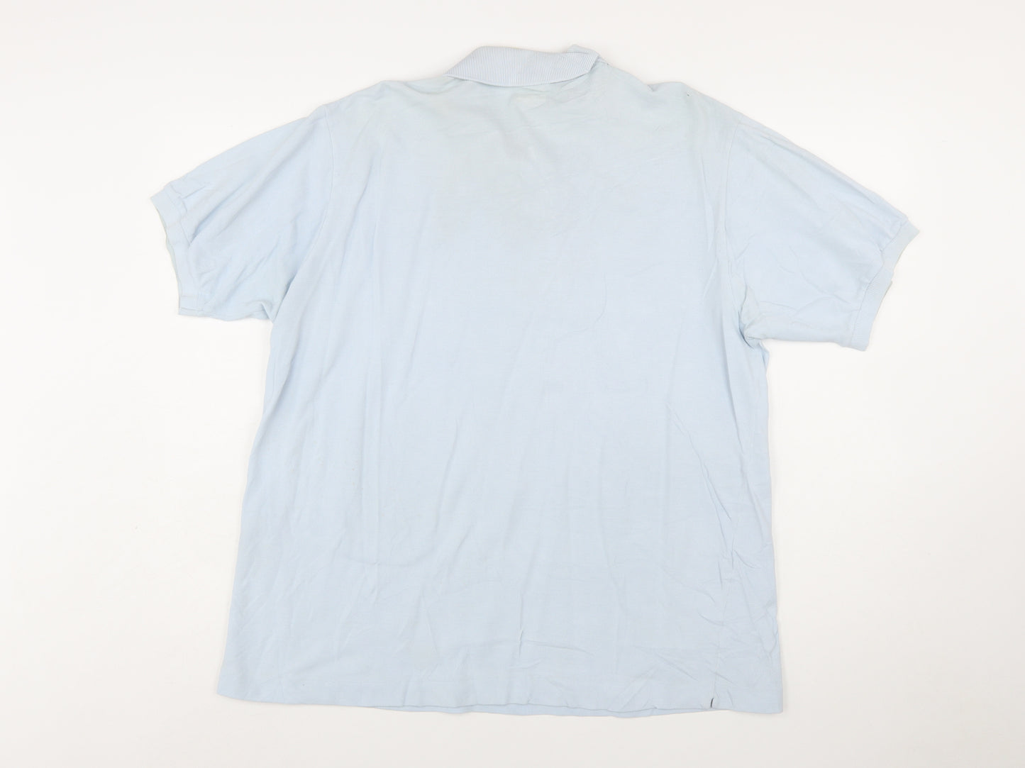Lacoste Men’s Blue Cotton Polo Shirt Size XL Regular Fit