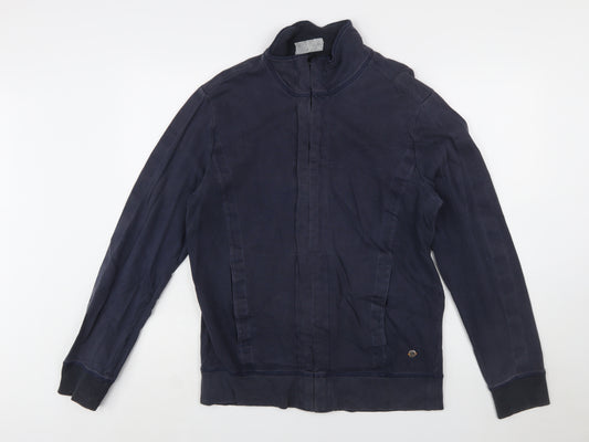 Hugo Boss Men's Blue Full Zip Sweatshirt Size L