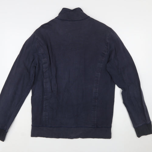 Hugo Boss Men's Blue Full Zip Sweatshirt Size L