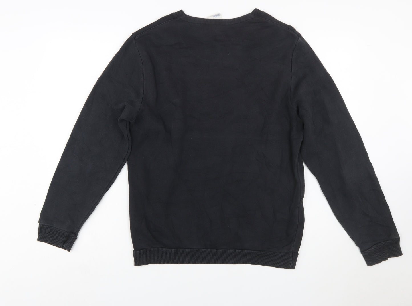 Reebok Men’s Black Small Classic Logo Crew Neck Sweatshirt