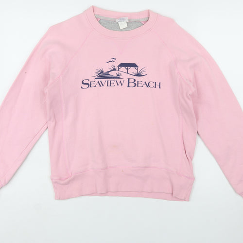 Champion Women's Pink Seaview Beach Pullover Sweatshirt Size S