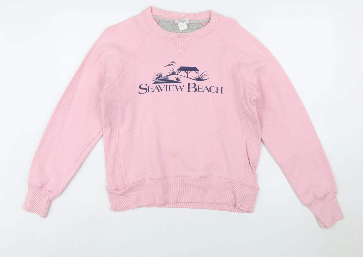 Champion Women's Pink Seaview Beach Pullover Sweatshirt Size S