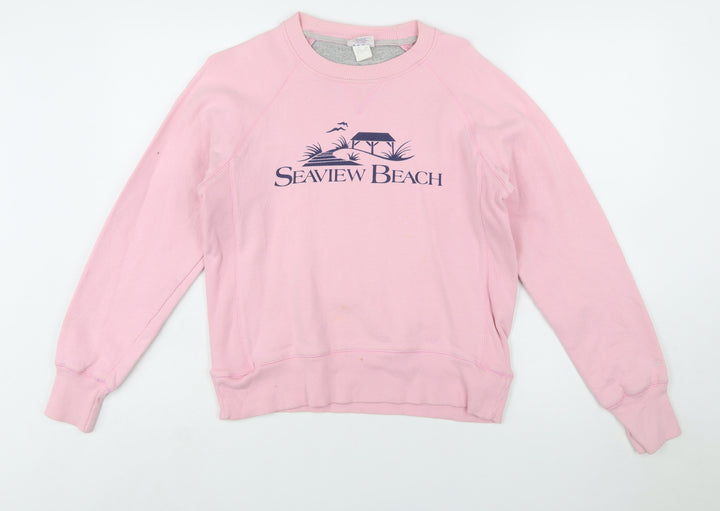 Champion Women's Pink Seaview Beach Pullover Sweatshirt Size S