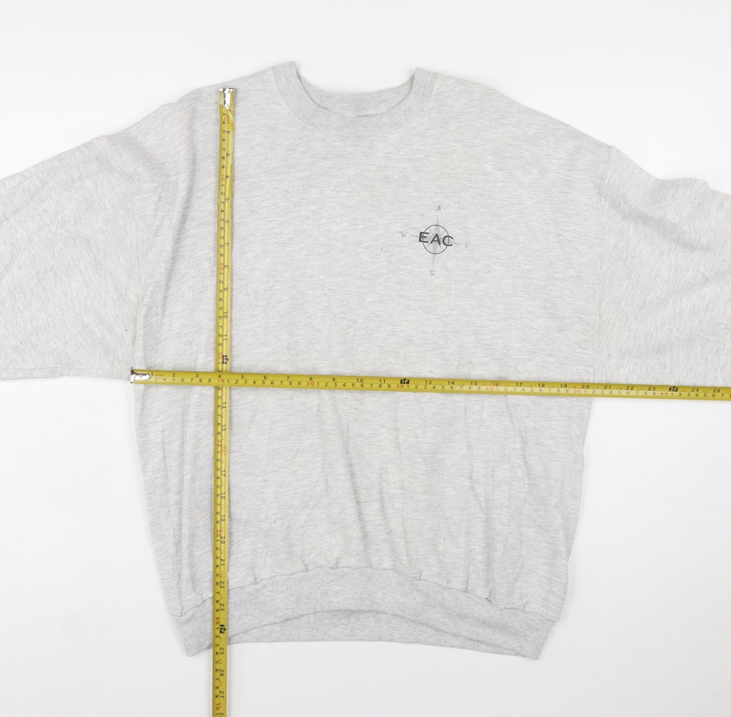 Jerzees Women’s Grey Crew Neck Pullover Sweatshirt Size L