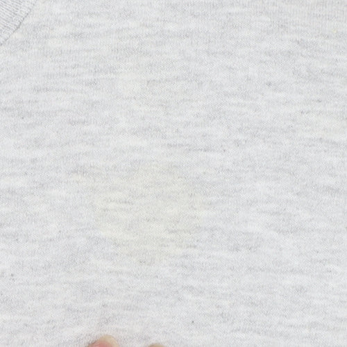 Jerzees Women’s Grey Crew Neck Pullover Sweatshirt Size L