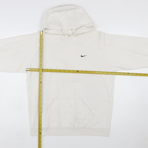 Nike Boys Ivory Pullover Hoodie XL Cotton Blend Casual Sportswear