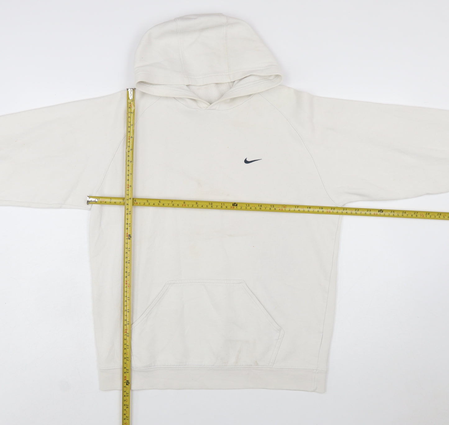 Nike Boys Ivory Pullover Hoodie XL Cotton Blend Casual Sportswear