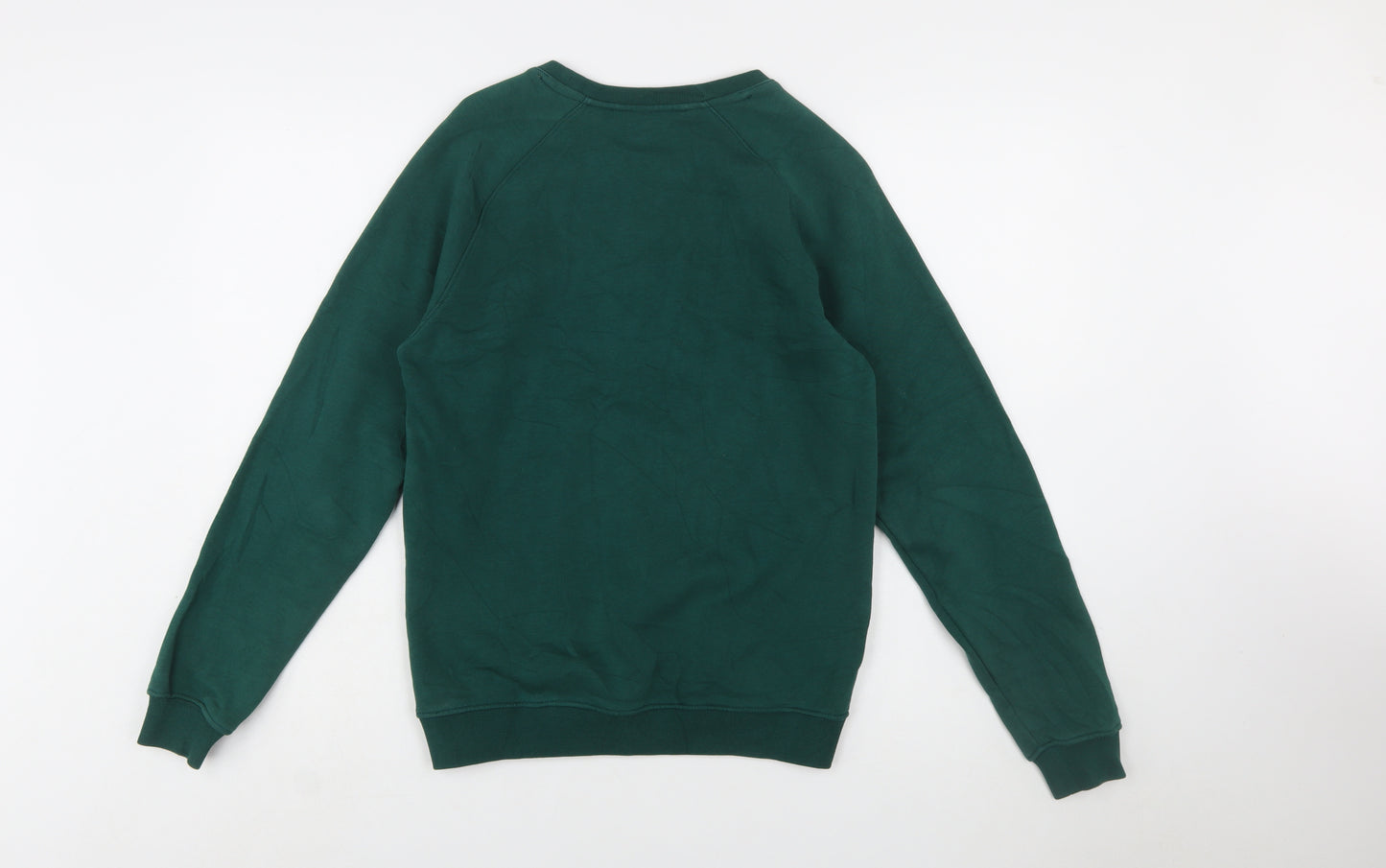 Mlabbas Womens Green Peace Graphic Pullover Sweatshirt XS