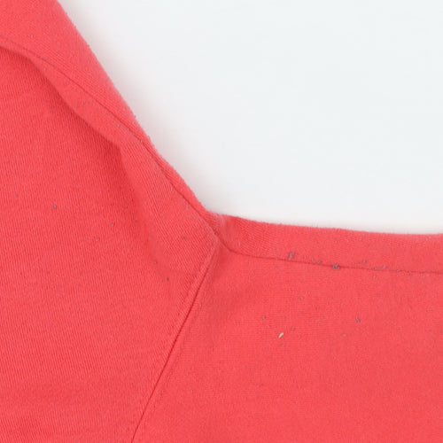 Sfida Women Red Crew Neck Pullover Sweatshirt Size 14