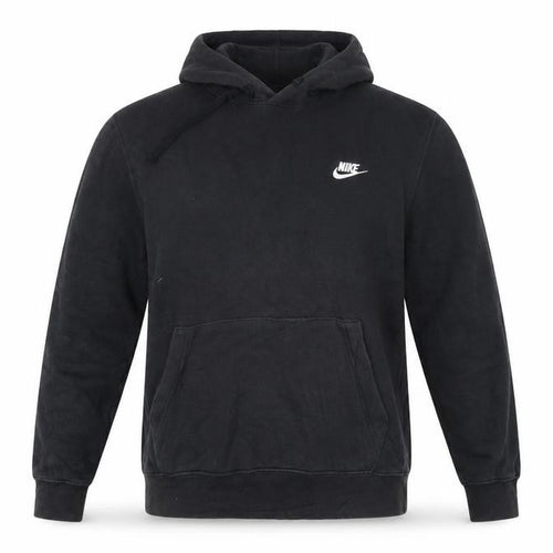 Nike Men's Black Pullover Hoodie M Regular Fit Fleece Sportswear