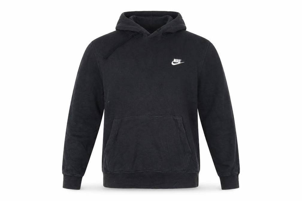 Nike Men's Black Pullover Hoodie M Regular Fit Fleece Sportswear