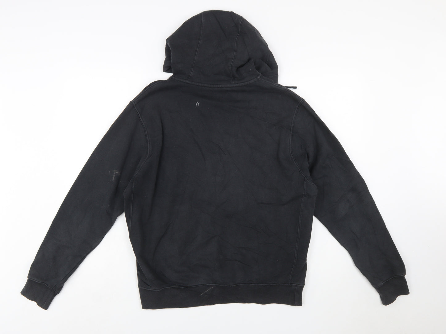 Nike Men's Black Pullover Hoodie M Regular Fit Fleece Sportswear