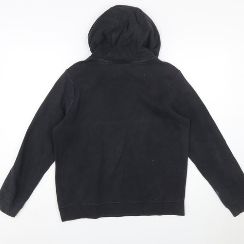 Nike Boys Black XL Pullover Hoodie – Classic Relaxed Fleece Sweatshirt