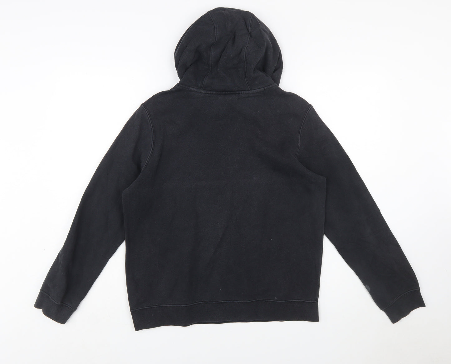 Nike Boys Black XL Pullover Hoodie – Classic Relaxed Fleece Sweatshirt