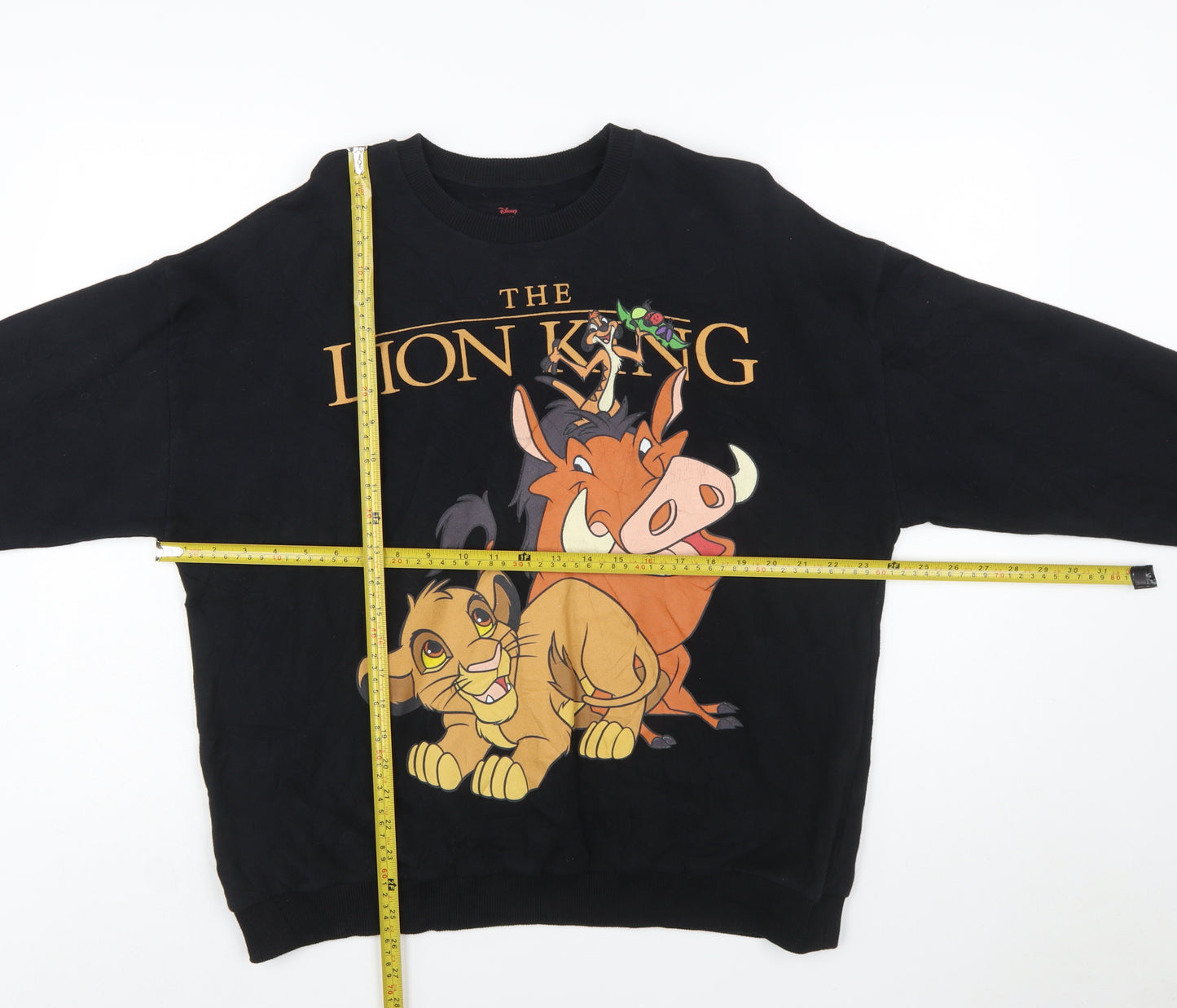Pull & Bear Women Black The Lion King Sweatshirt Size 12 Cotton