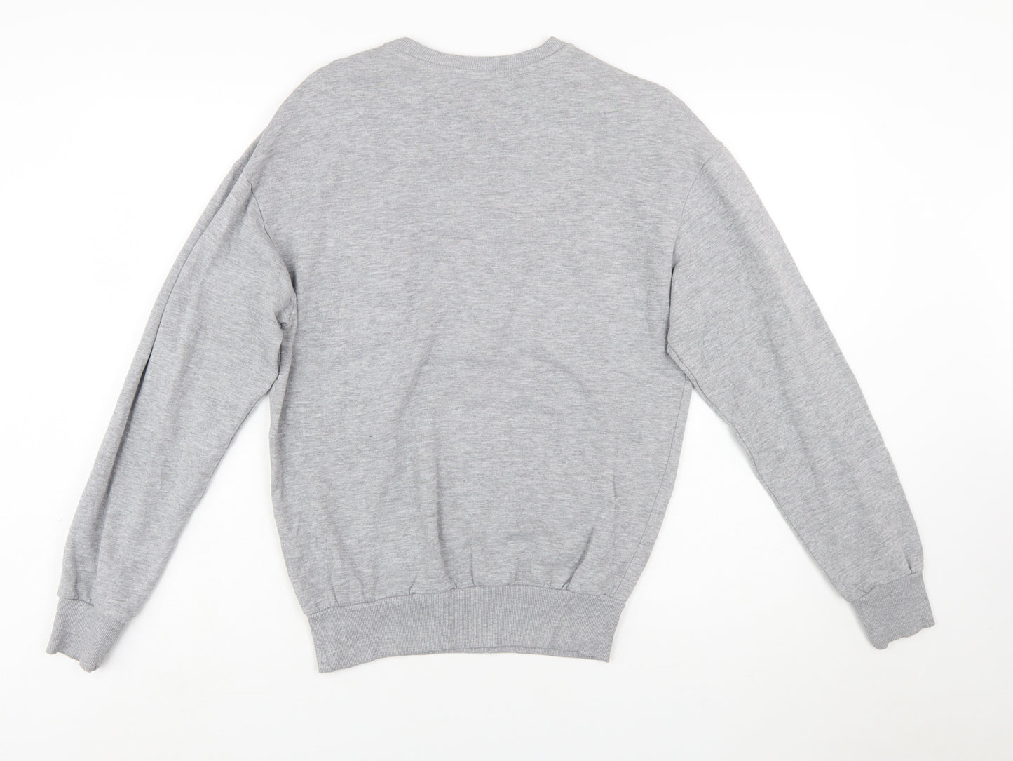 H&M Divided Women's Grey NYC Sweatshirt XS Cotton Blend Casual