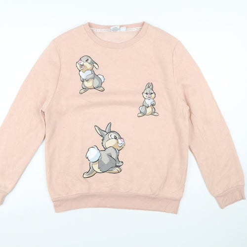 Primark Disney Womens Pink Thumper Sweatshirt Small UK 10/12