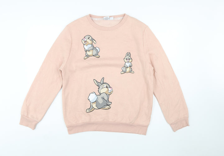 Primark Disney Womens Pink Thumper Sweatshirt Small UK 10/12