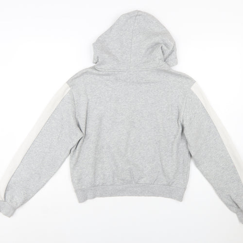 H&M Divided NASA Grey Hoodie Women's Small Cotton Blend