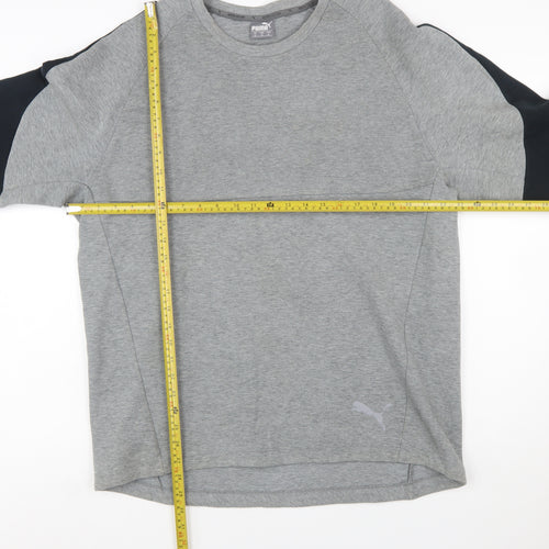 Puma Men's Grey XL Crew Neck Sports Sweatshirt