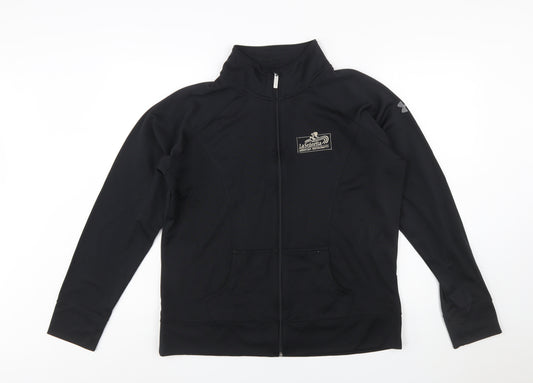 Under Armour Women Black XL Full Zip Sweatshirt Polyester All Seasons