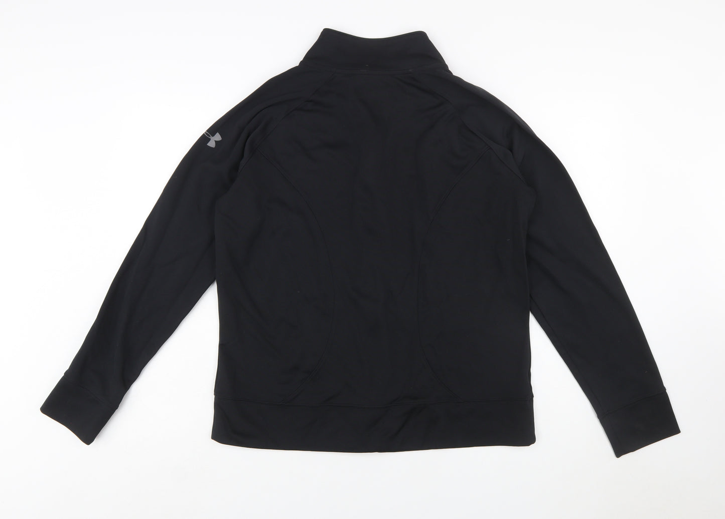 Under Armour Women Black XL Full Zip Sweatshirt Polyester All Seasons