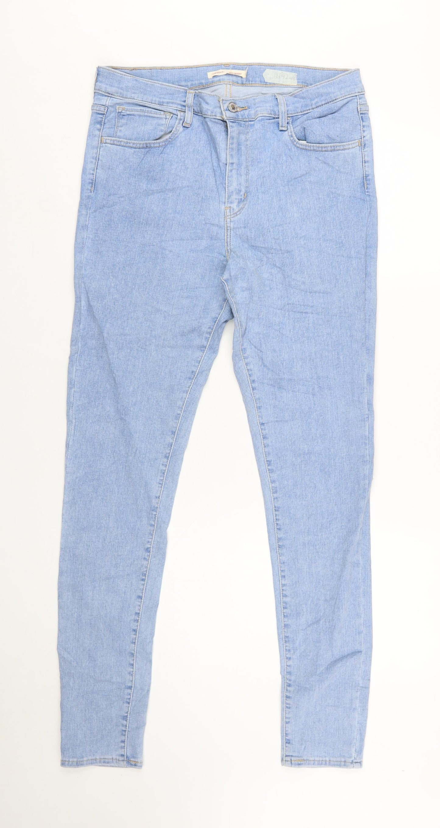 Levi Strauss Womens Blue High Rise Skinny Jeans Size 31