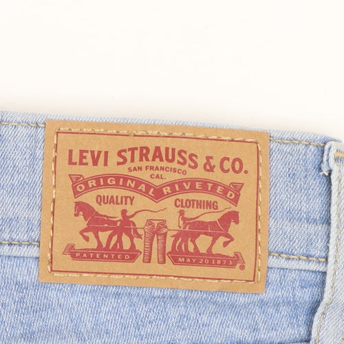 Levi Strauss Womens Blue High Rise Skinny Jeans Size 31
