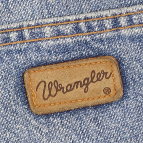 Wrangler Men's Blue Straight Denim Jeans 34x30 Mid Rise
