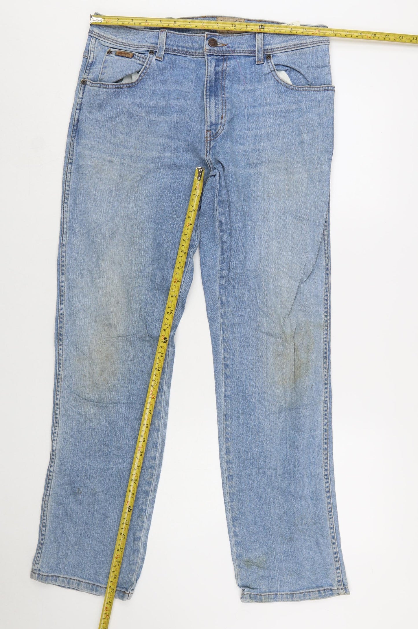 Wrangler Men's Blue Texas Stretch Straight Fit Jeans W34 L32