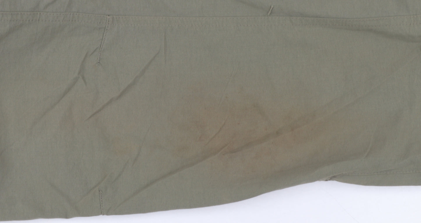 Columbia Men's Green Cargo Convertible Trousers Size L Long