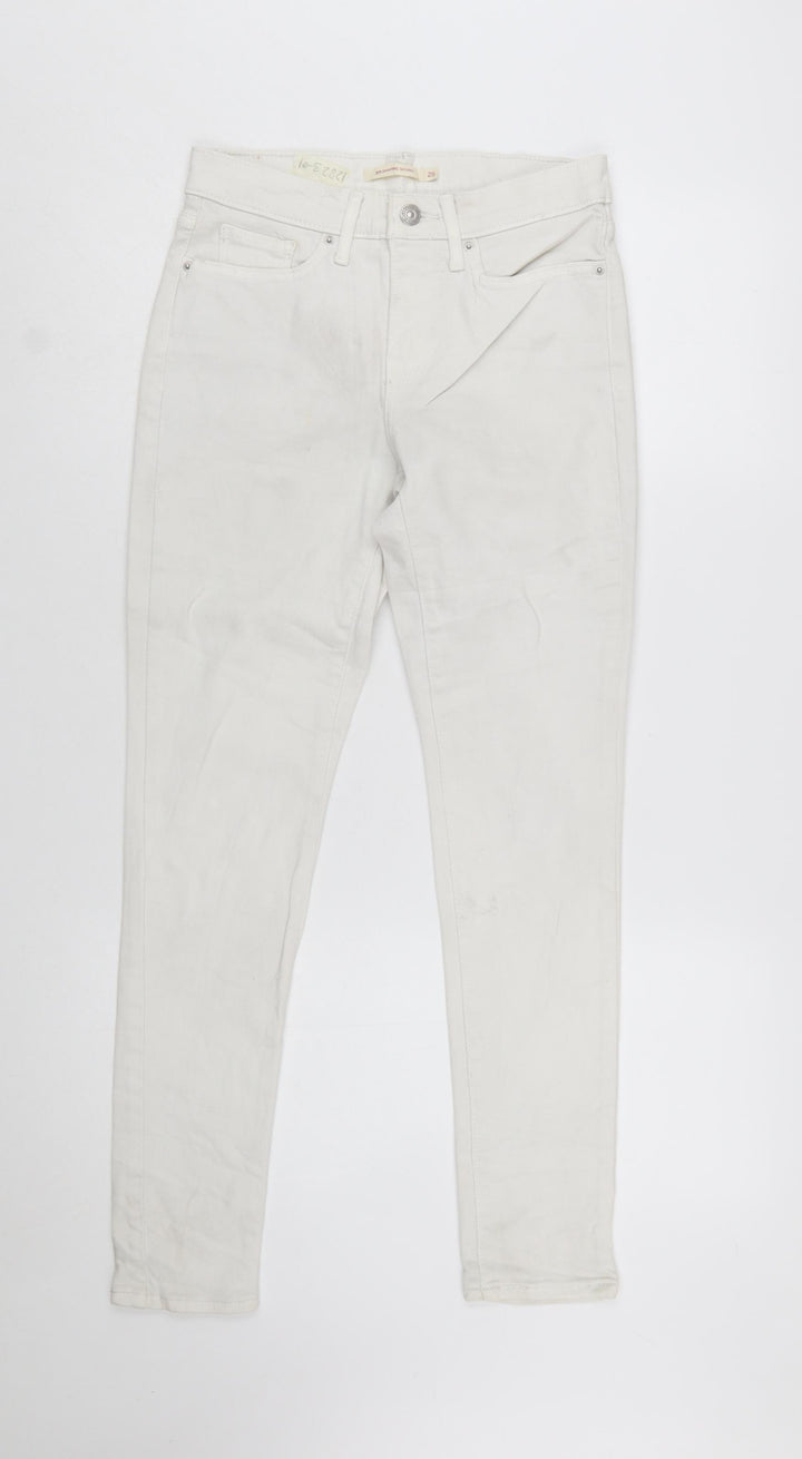 Levi Strauss Women White 311 Shaping Skinny Jeans Size 26