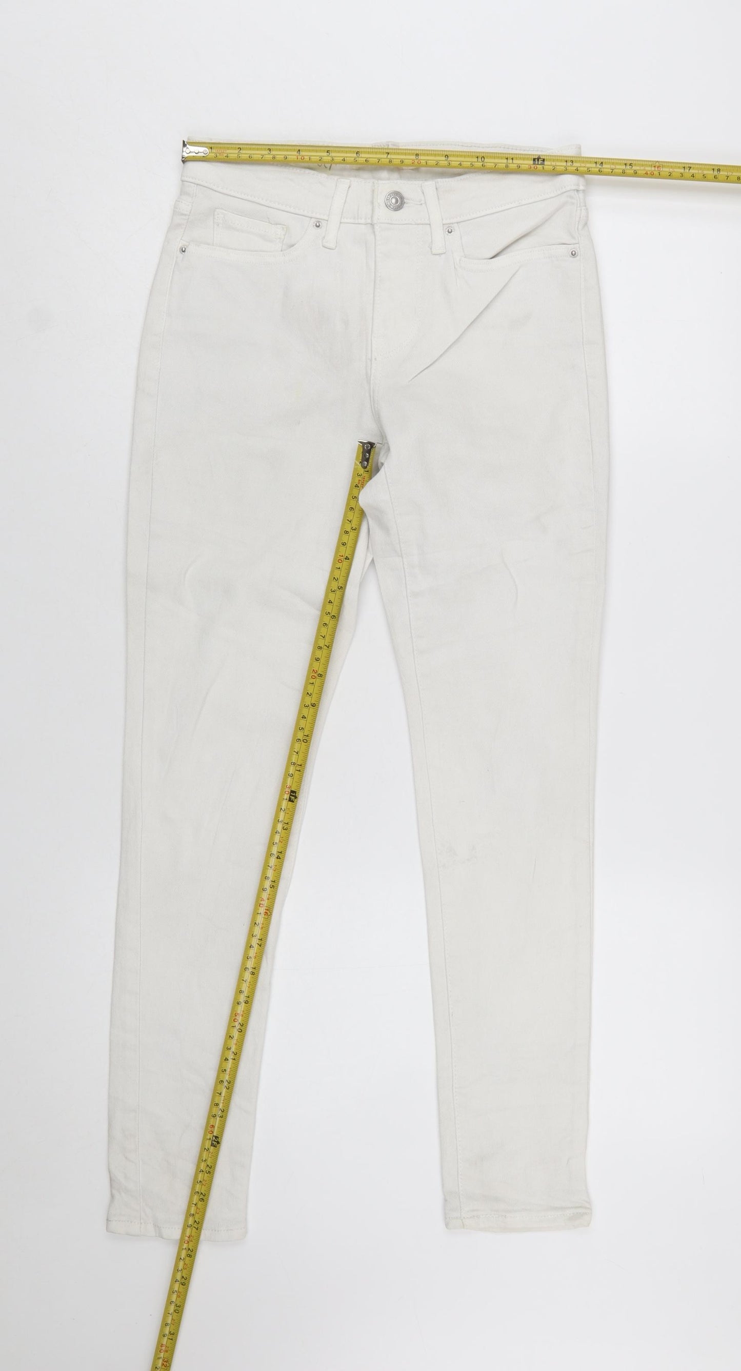 Levi Strauss Women White 311 Shaping Skinny Jeans Size 26
