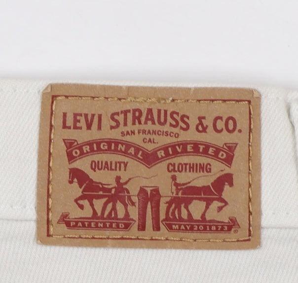 Levi Strauss Women White 311 Shaping Skinny Jeans Size 26