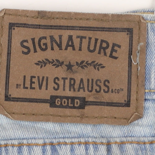 Levi Strauss Men's Blue Slim Straight Denim Jeans 38x30