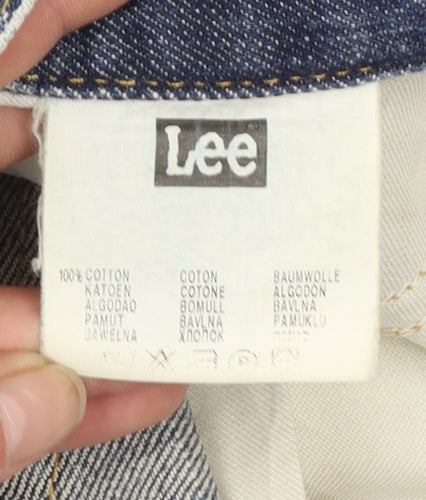 Lee Men's Blue Denim Straight Jeans W36 L32 Denver Regular Fit