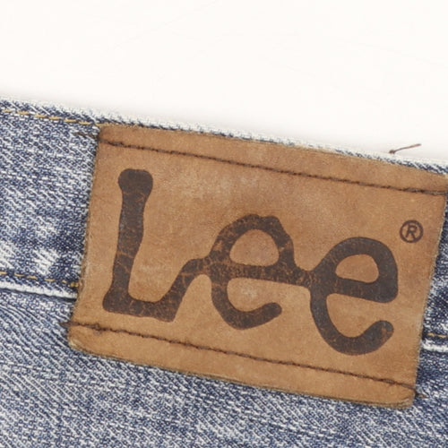 Lee Men's Blue Denim Straight Jeans W36 L32 Denver Regular Fit