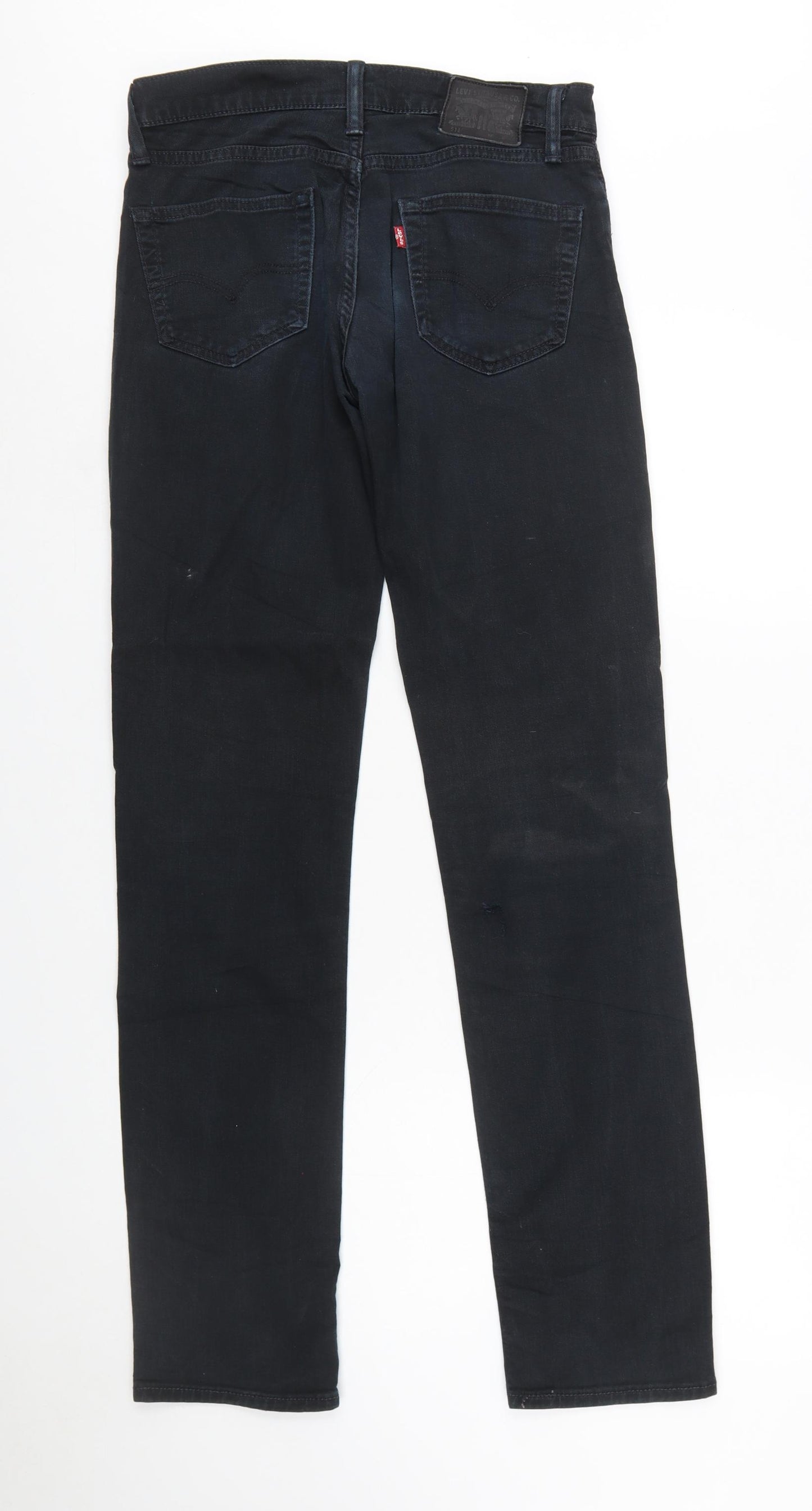 Levi's Men's Black Slim Fit Jeans 32W 32L Cotton Blend Denim